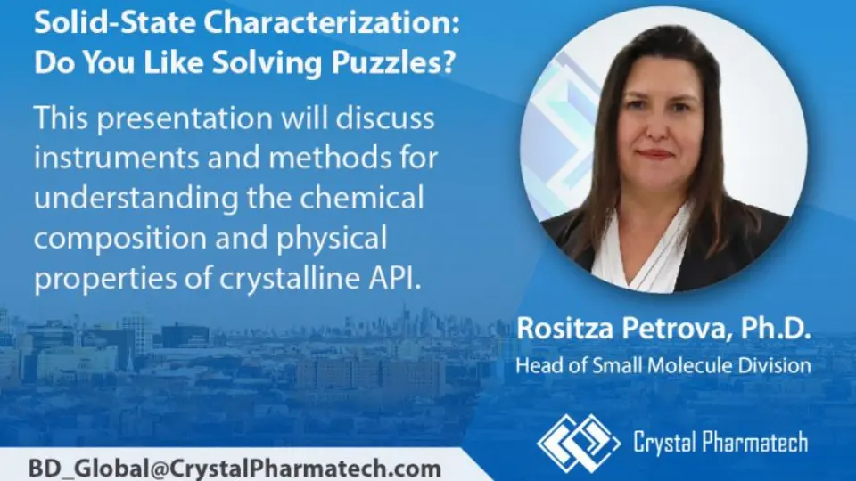 Meet Crystal Pharmatech at Sorption Symposium North America 2024